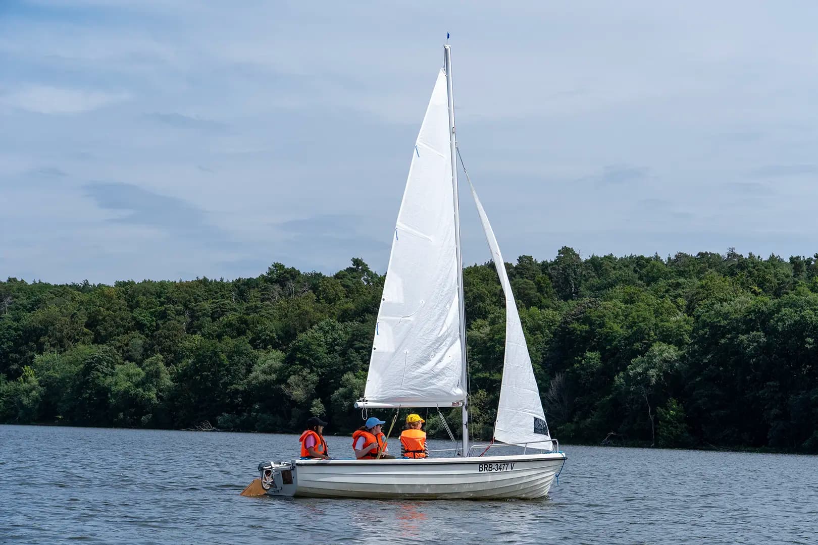 Jollensegeln für den SBF Binnen unter Segeln 2