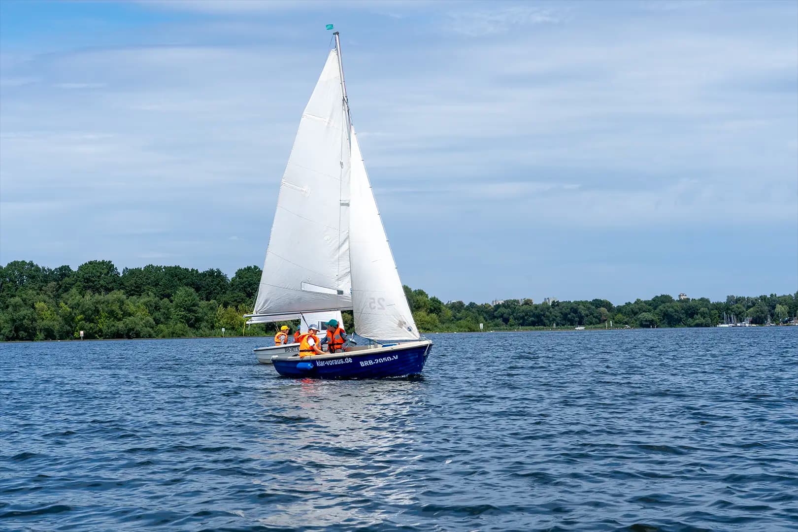 Jollensegeln für den SBF Binnen unter Segeln 3