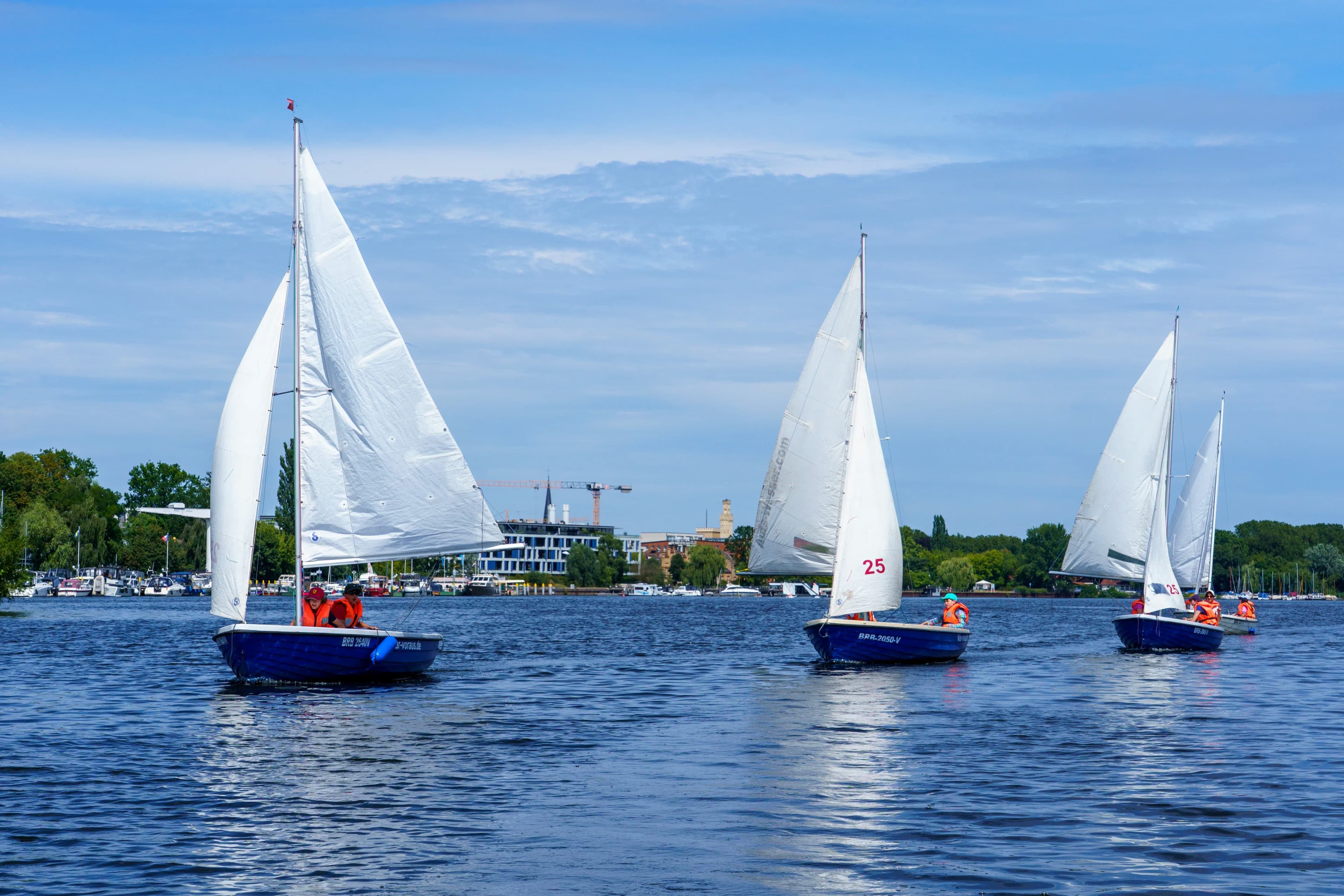 Segeln lernen in Potsdam auf der Jolle